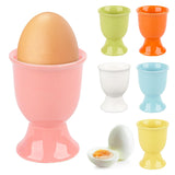 Suporturi din ceramică porțelanată pentru ouă fierte mic dejun, set 6 bucăți
