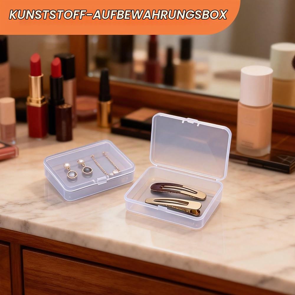 Cutie organizatoare compartimentată etajată din plastic transparent cu 32 spații – Transparent