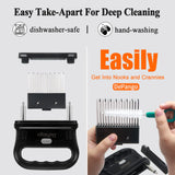 DePango Meat Tenderizer, Steaker for Meat with Robust Stainless Steel 48 Blades for Steak, Chicken, Pork, Beef Brisket, Removable for Cleaning, Dishwasher Safe