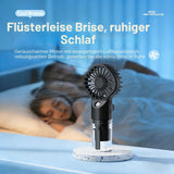 Handheld Misting Fan USB Rechargeable 4-Speed Portable Mini – Black