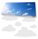 Anti-Collision Window Stickers 20-Pack Cloud Decals Prevent Bird Strikes – Translucent
