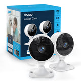GNCC GC3 Indoor WiFi Security Camera Kit 1080P – Night Vision, Motion Detection, Alexa Compatible