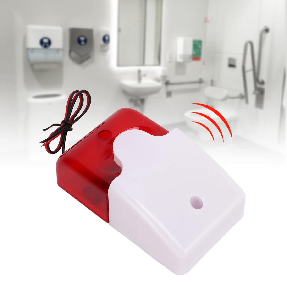 Sirenă de alarmă opto-acustică 110 dB cu lumină stroboscopică de avertizare 220V