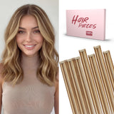 Clip-in Human Hair Extensions Remy Real 5pcs 7-Clips – 25cm 6P613R
