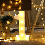 Cifră luminoasă 3D cu LED lampă de veghe decorativă aniversare nuntă – O cifră