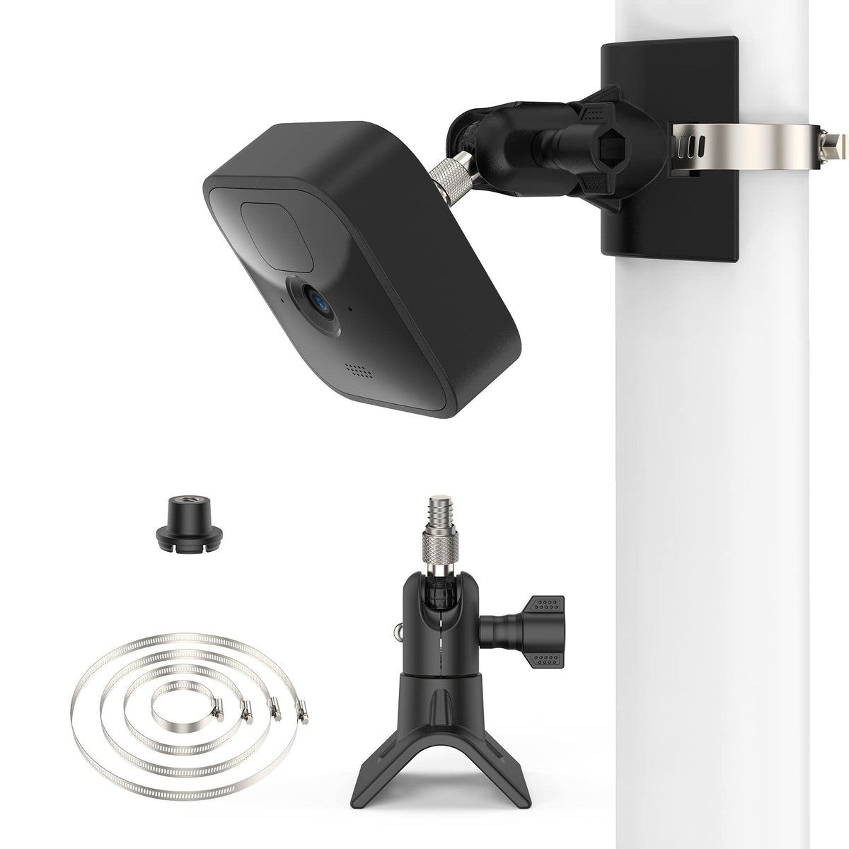 Suport de prindere pe stâlp sau burlan pentru camere de supraveghere Blink Outdoor HOLACA – Negru