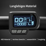 E-Bike LCD Display EN06 Speedometer Waterproof 6-Pin for 24–60V – Black