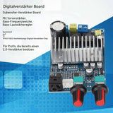 100W Digital Subwoofer Amplifier Board 12–24V with Bass Output – 12–24V