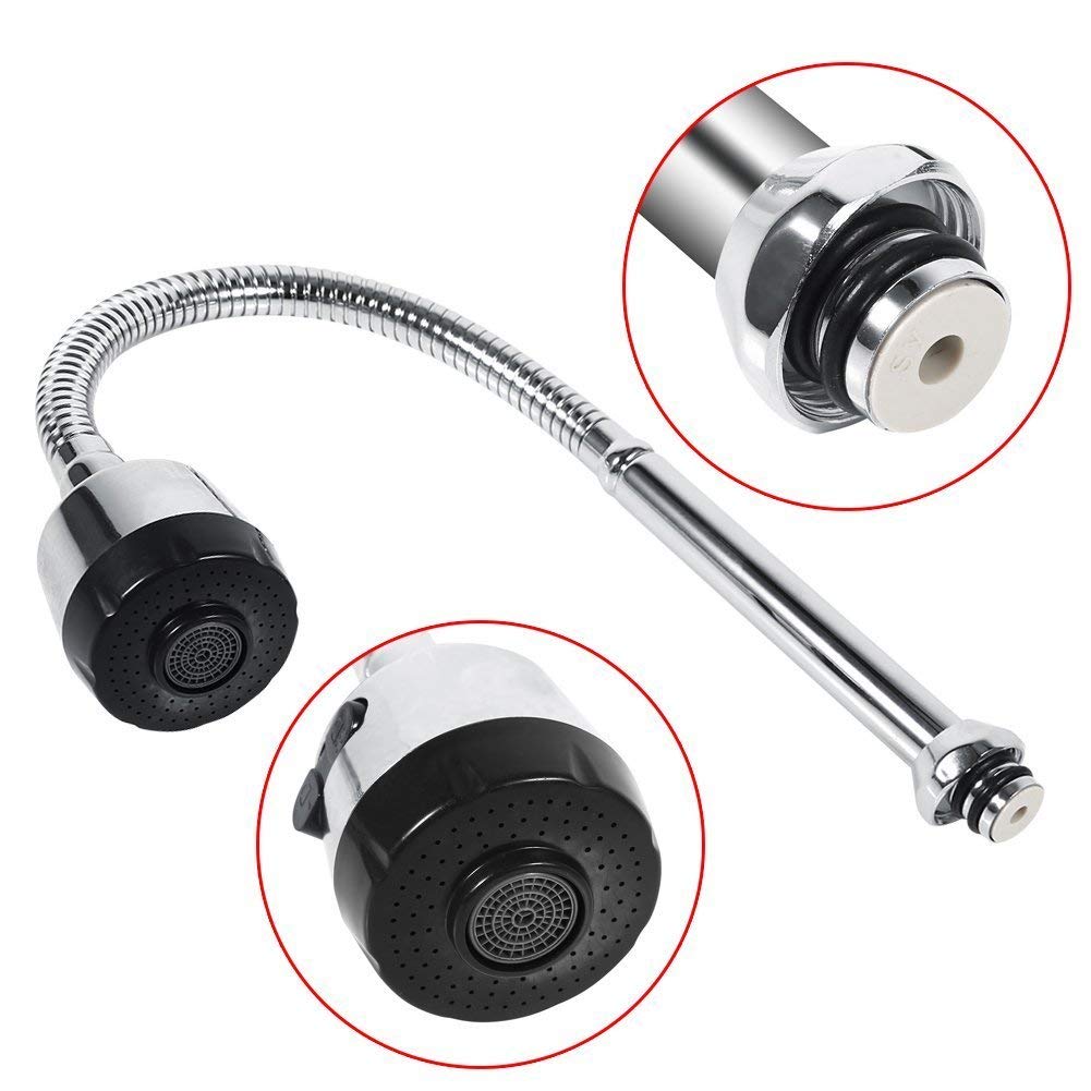 360° Swivel Faucet Sprayer 304 Stainless Steel Swivel Spout Sink Aerator Faucet Replacement Part