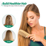 Bamboo Hair Comb Set Wide & Fine Teeth Anti-Static Heat-Resistant – Natural