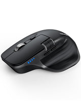 TECKNET Bluetooth Wireless Mouse Ergonomic Rechargeable 4800 DPI Silent – Black