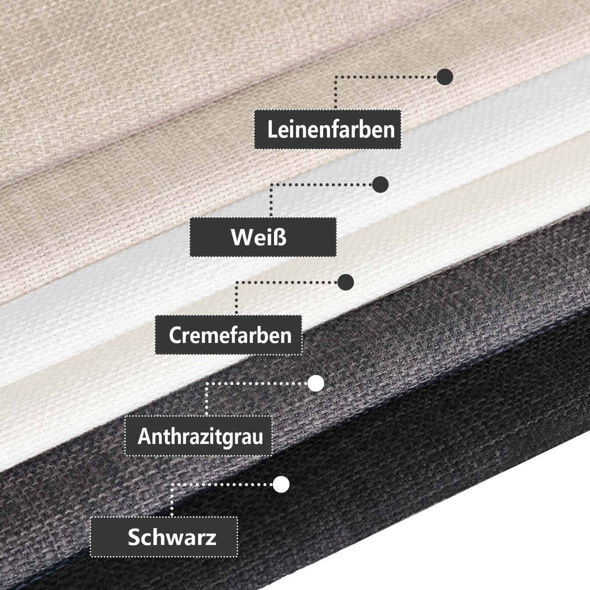 Ready-Made Eyelet Curtains 140x175cm Pair Modern – Anthracite Grey