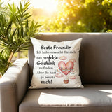 Set 2 fețe de pernă decorative pentru cupluri cadou aniversare / Valentine's Day