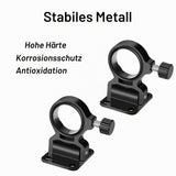 Folding Wall-Mount Fishing Rod Holders 2-Pack Foldable Umbrella Stand for Deck & Beach – Grey