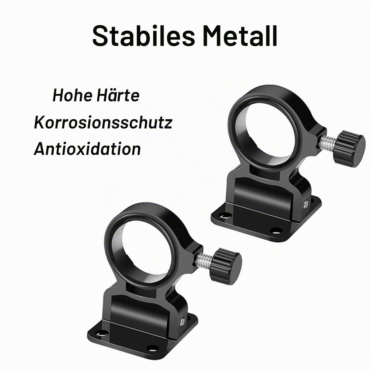 Folding Wall-Mount Fishing Rod Holders 2-Pack Foldable Umbrella Stand for Deck & Beach – Grey