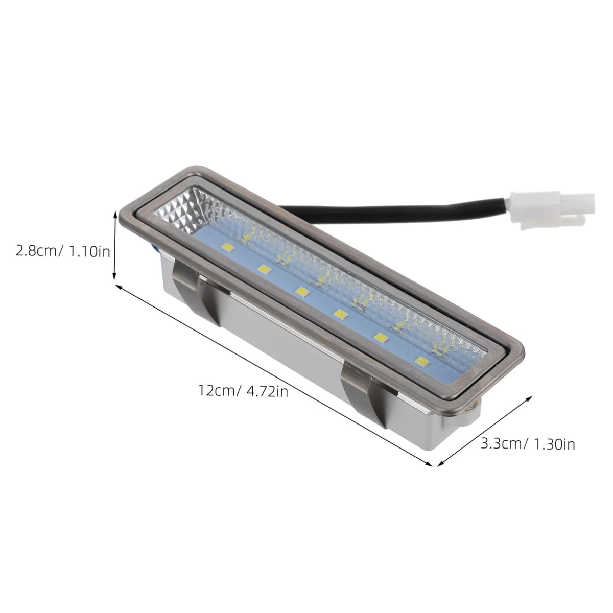Bec lampă LED de schimb pentru hotă de bucătărie 12V DC din aliaj rezistent – Fumurie