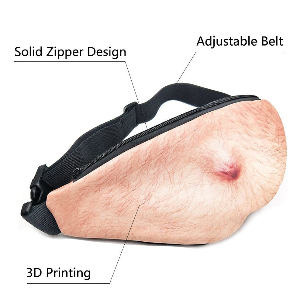 Men’s Fanny Pack Adjustable Belt Hip Bag – Travel & Outdoor