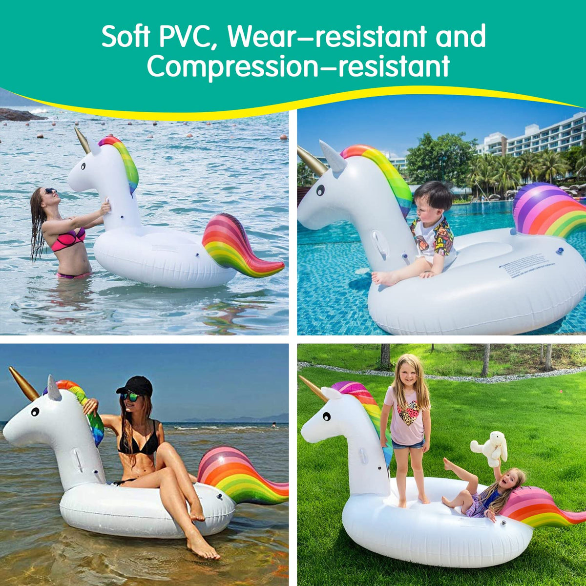 Saltea gonflabilă uriașă unicorn Dracarys pentru piscină și plajă 200x100x90 cm
