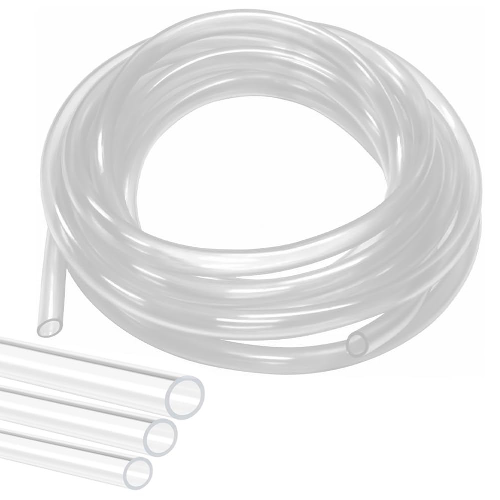 Furtun flexibil din silicon alimentar 8x10 mm lungime 12m – Transparent