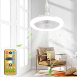 Lustră ventilator de tavan cu LED și dulie E27 cu telecomandă XiXiRan