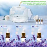 Difuzor de aromaterapie și umidificator cu LED schimbător de culori și ulei solubil 30ml – Verde