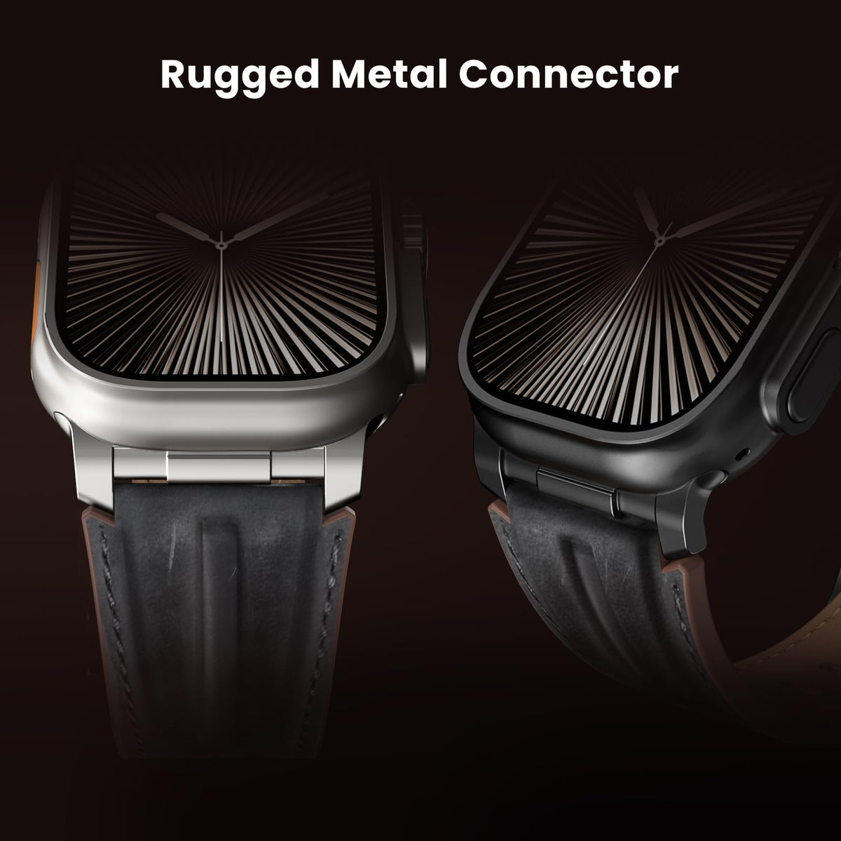 Curea din piele naturală pentru Apple Watch Ultra / 49 / 46 / 45 / 44 / 42 mm