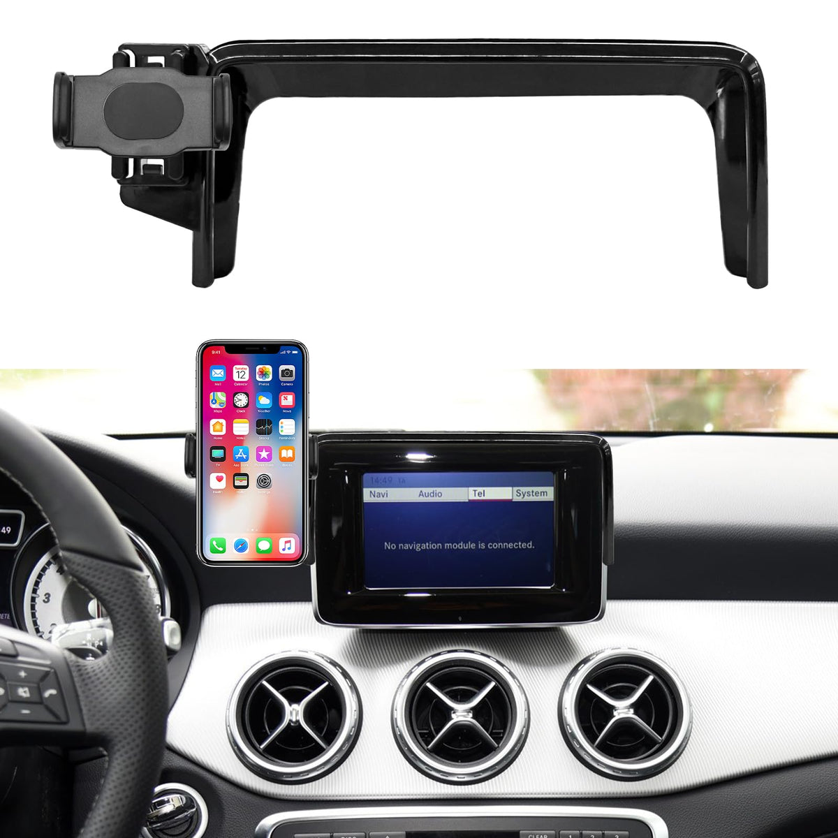 Car Phone Holder Compatible Mercedes A W176 B W246 CLA C117 GLA X156 – Dashboard