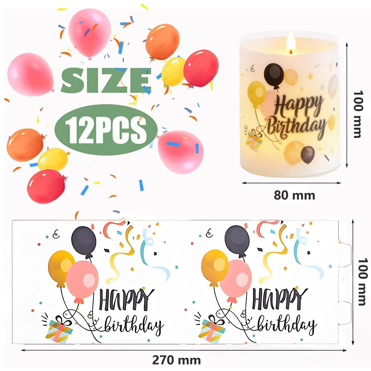 12 Tea Light Candle Holders Table Decoration