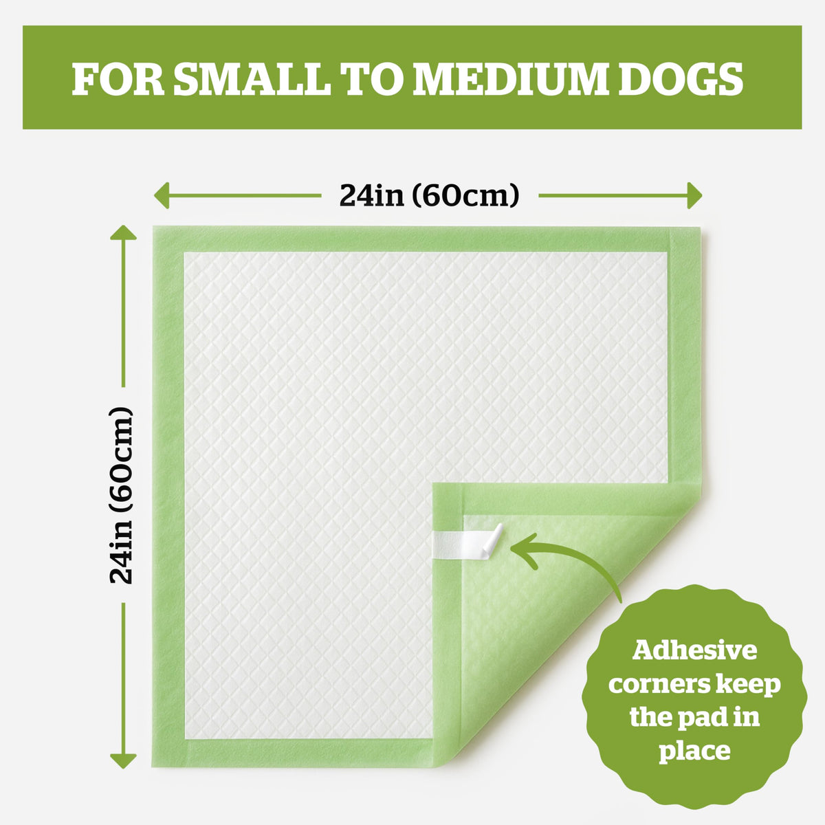 Pogi Dog Training Pads Large 60x60cm Eco-Friendly – 50 Pieces