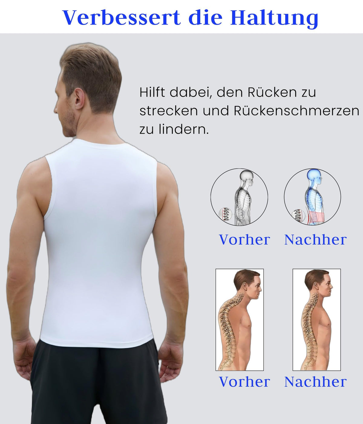 Men’s Compression Shapewear Shirt Tummy Control Tank Top