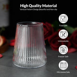 Pahare incasabile din plastic Tritan fără BPA hotder 354 ml, set 4 bucăți
