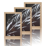 VUVUZULA picture frame 20x30cm wooden photo frame 8x12 inch wooden frame MDF frame 20x30cm natural set of 3