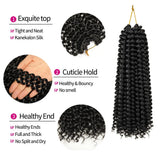 Extensii împletituri croșetate Passion Twist sintetice 30 cm, set 7 pachete – Culoarea 1B