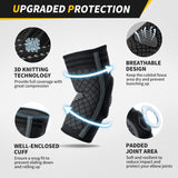CAMBIVO 2x elbow bandage men women, tennis elbow bandage with gel padding and side stabilizers, elbow bandage for pain relief from tennis elbow, golfer's elbow, tendonitis