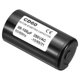 PATIKIL Motor Start Capacitor 88-108uF 250VAC – CD60