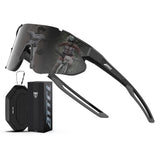 Ochelari de soare sport pentru copii protecție UV400 – Negru/Gri M