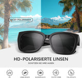 Over-Glasses Polarised Sunglasses Large for Glasses Wearers – Purple