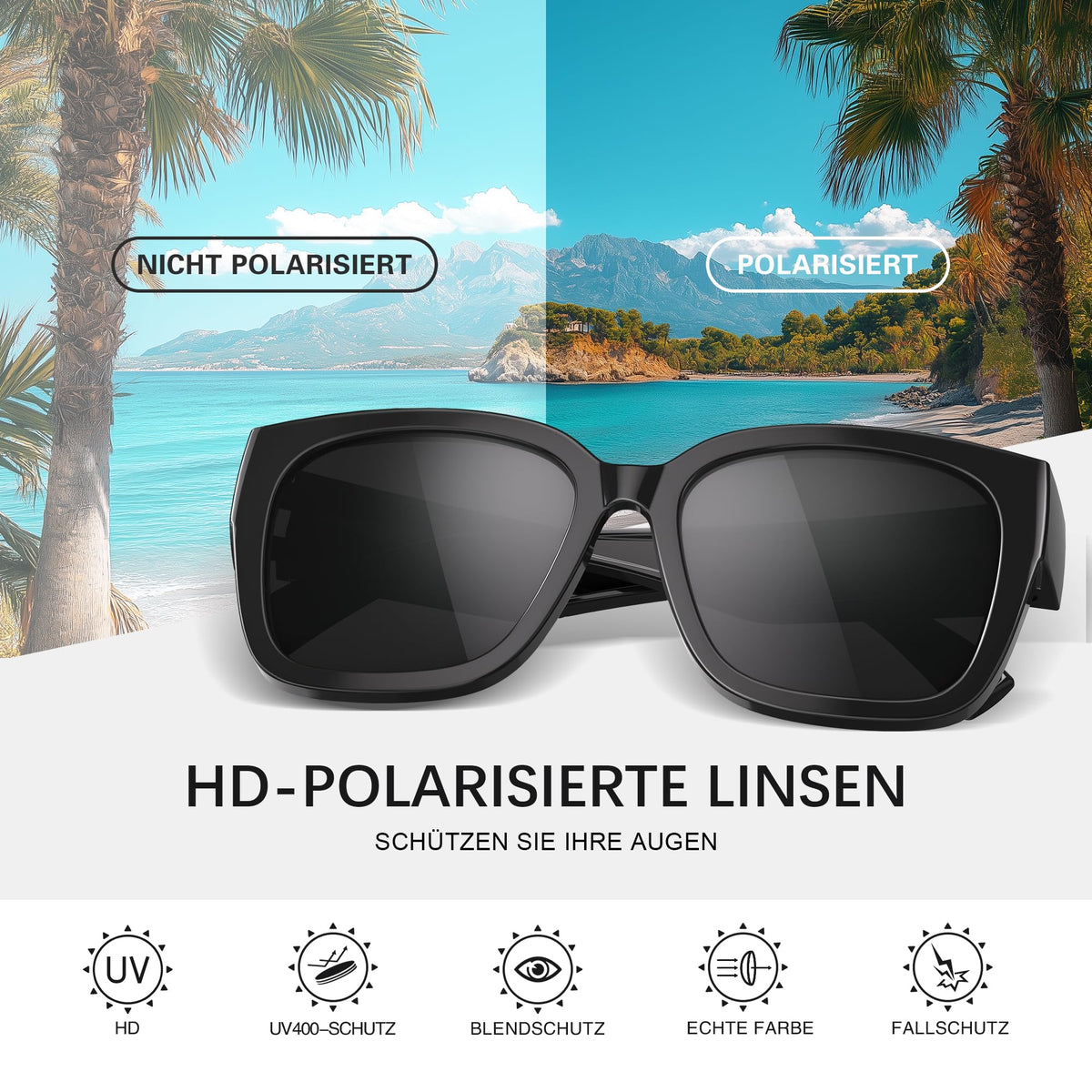 Over-Glasses Polarised Sunglasses Large for Glasses Wearers – Purple