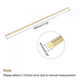 Solid Brass Round Bar 10mm x 450mm for RC Models DIY 1pc – Brass