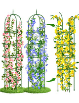 Spalier metalic tip obelisc suport pentru plante cățărătoare de grădină 180 cm