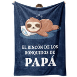 Pătură moale călduroasă din fleece cadou pentru tata 130 x 150 cm – Gri