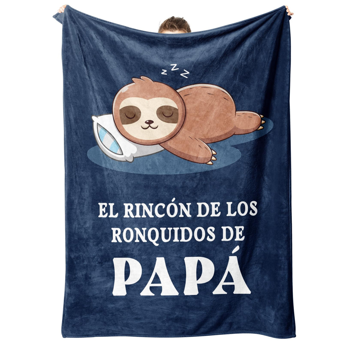 Pătură moale călduroasă din fleece cadou pentru tata 130 x 150 cm – Gri