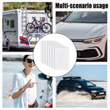 Electrostatic PVC Protective Film Stickers 20pc Windshield Applicator 23×15cm – Clear