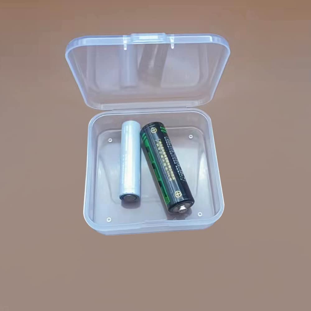 Plastic Storage Box 15 Compartments Transparent with Lid for Beads Jewellery Screws – Clear 6.4 x 6.4cm