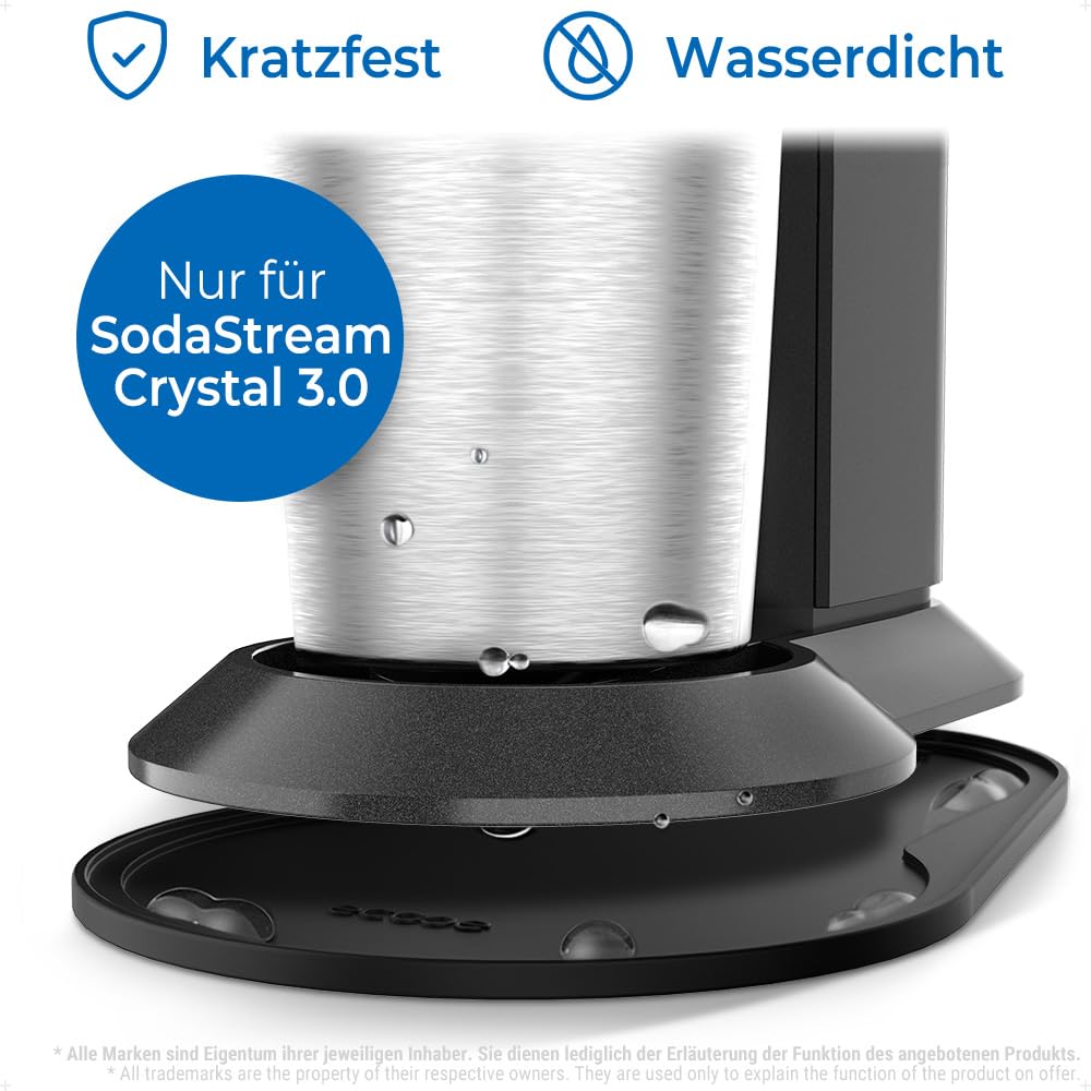 SodaStream Crystal 3.0 Silicone Drying Mat Drip Tray Waterproof Non-Slip – Crystal 3.0