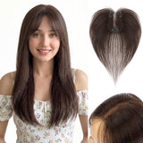 Meșă păr natural clip-in 100% păr uman Remy 14g #2 – Șaten închis