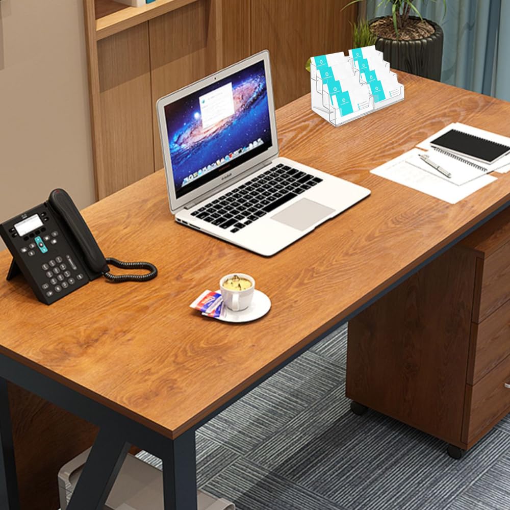 Business Card Holder Table Stand 8 Compartments