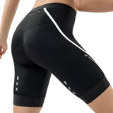 X-TIGER Women's Padded Cycling Shorts Quick-Dry Breathable with Zipped Pockets