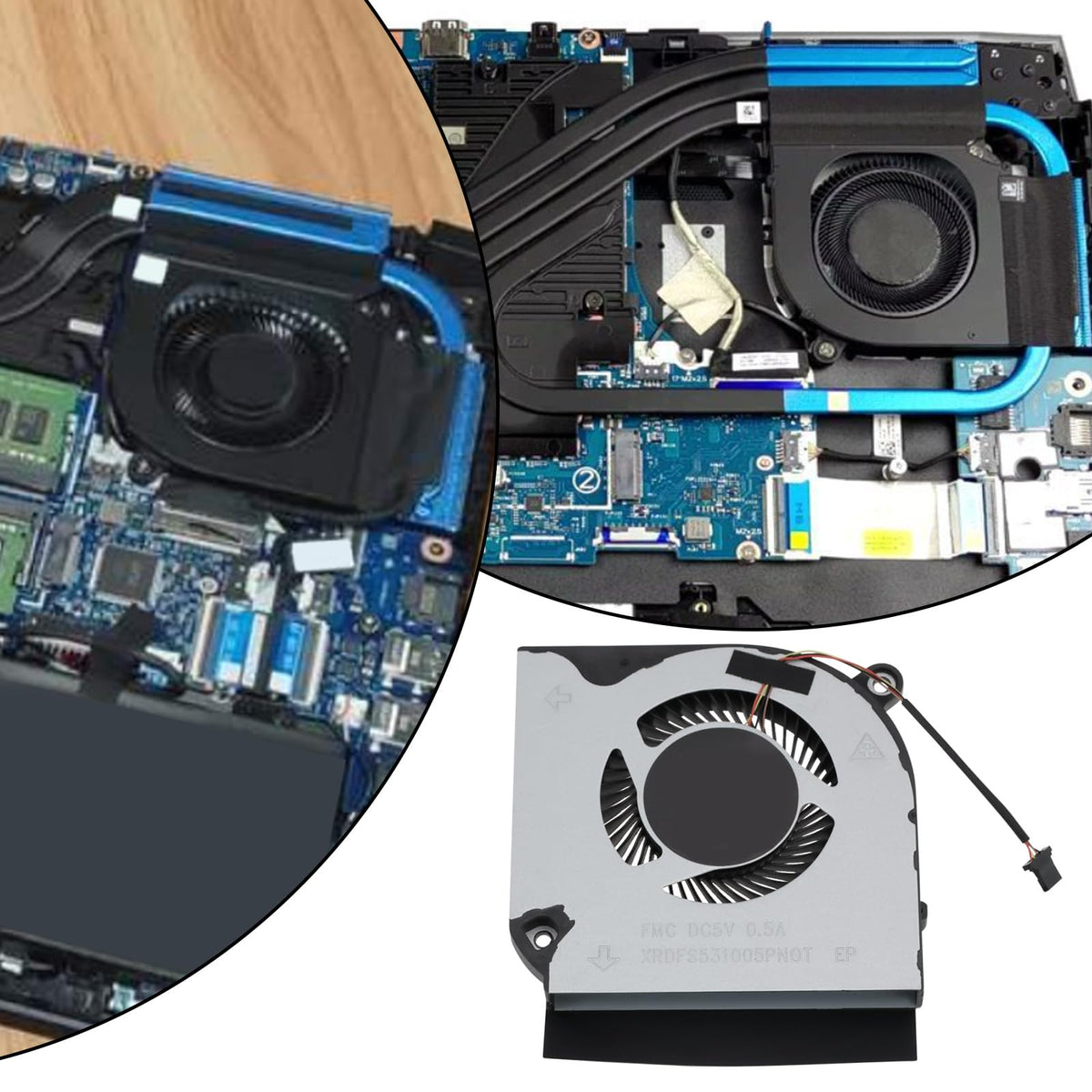 GPU Cooler Fan 4-pin for Acer Nitro AN517/AN515 – DC28000QEF0