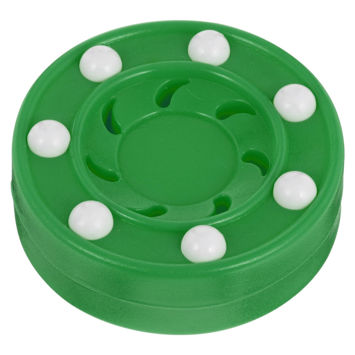 Street Hockey Puck Professional Training 7.5cm – Green